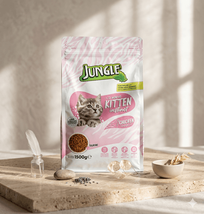 Jungle Kitten Instinct Chicken Dry Cat Food (1-12 Months) - 500g - 1.5 kg._img_0