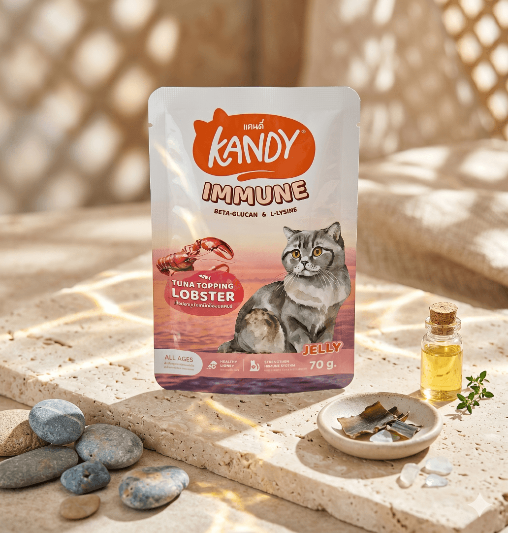 Kandy Immune Tuna Topping Lobster in Jelly (70g) – All Ages