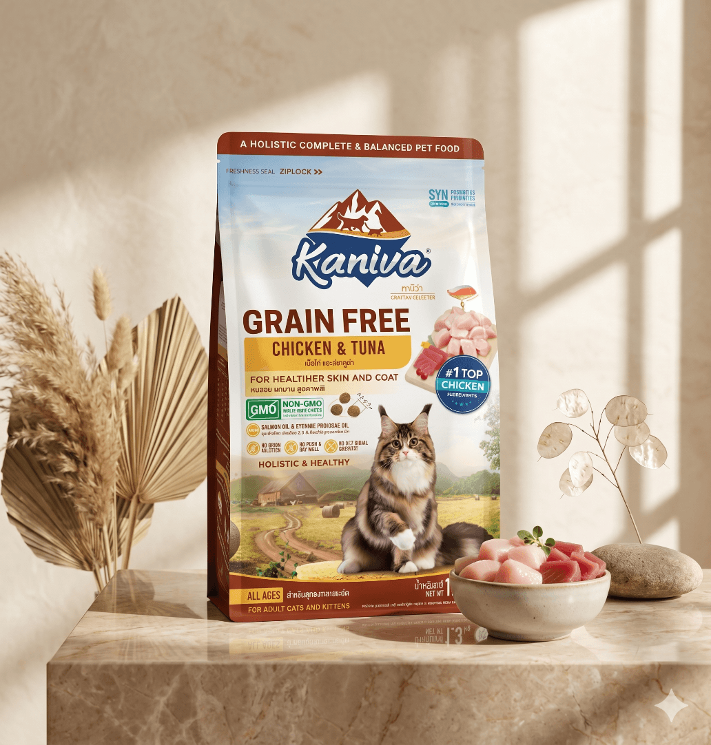 Kaniva Grain Free Chicken & Tuna Dry Cat Food - 1.3 kg