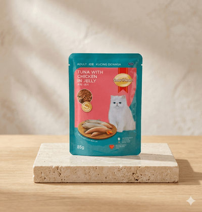 SmartHeart Tuna with Chicken in Jelly Adult Wet Cat Food (85g)_img_0
