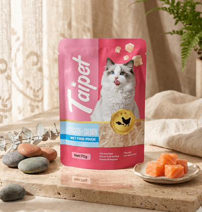 Taipet Wet Cat Food Pouch - Chicken + Salmon (70g)_img_0