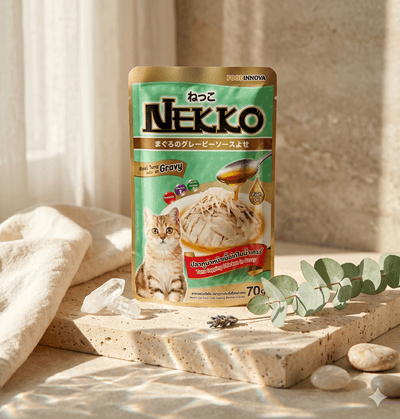 Nekko Cat Food Real Tuna Topping Chicken in Gravy (70g)_img_0