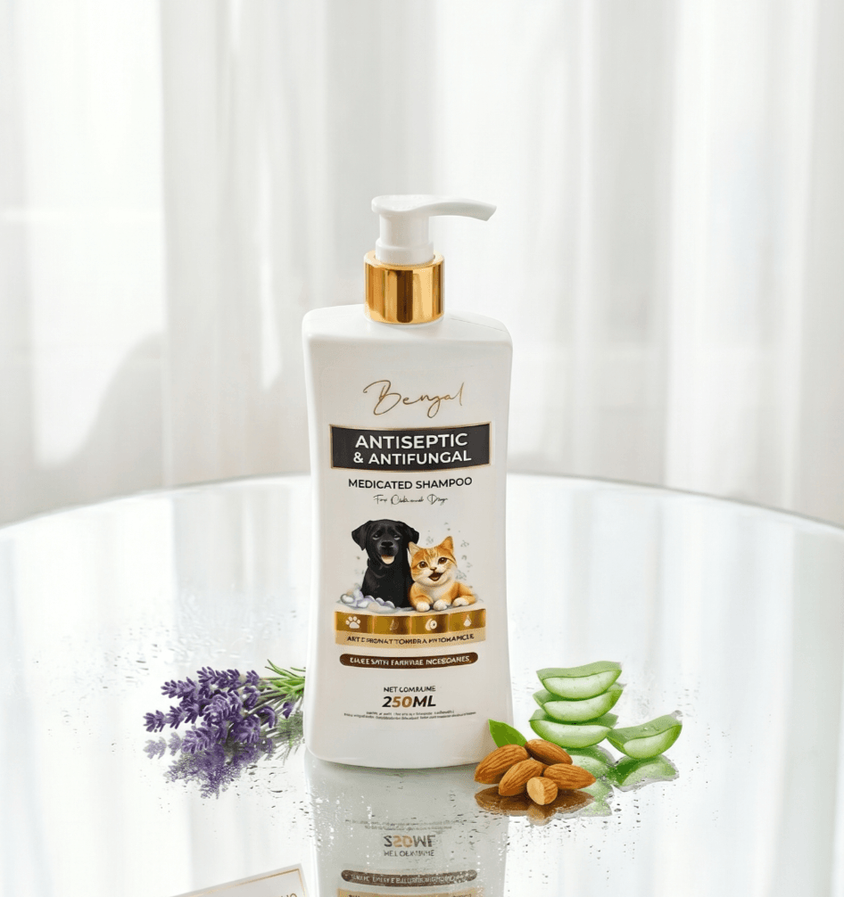 Bengal Antiseptic & Antifungal Medicated Pet Shampoo - 250ml