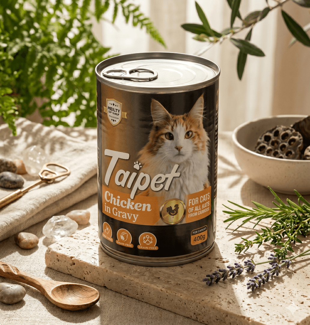 Taipet Chicken in Gravy Canned Cat Food - 400g