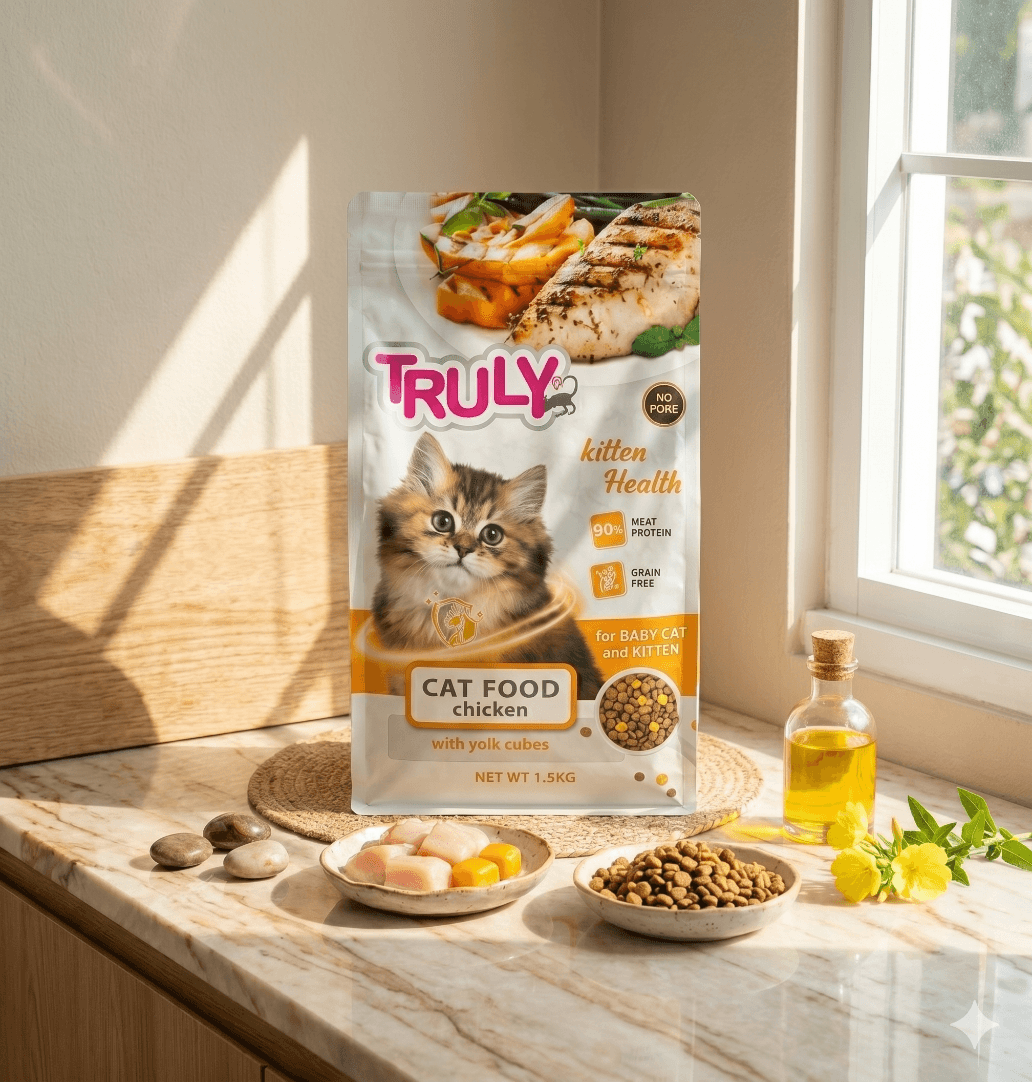 Truly Kitten Health Cat Food in Chicken for Baby Cat and Kitten 1.5kg