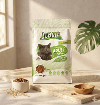 Jungle Adult Instinct Cat Food - Chicken & Fish, 500g - 1.5 kg._img_0