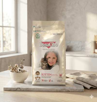 BonaCibo Super Premium Kitten Cat Food (Chicken, Anchovy & Rice) - 1.5kg_img_0