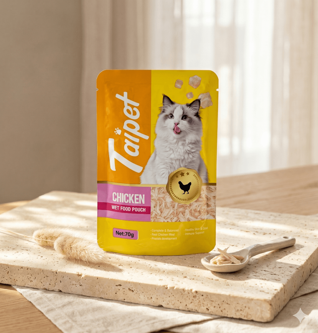 Taipet Chicken Wet Cat Food Pouch - 70g