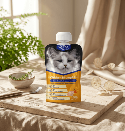 AMNA Chicken & Pumpkin Wet Cat Food Pouch - 100g_img_0